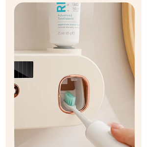 Esterilizador <span class=keywords><strong>UV</strong></span> de Pared para Cepillos de Dientes, Soporte para Cepillos de Dientes con Batería de 1200 mAh y Adhesivos sin Rastro para Baño - Product Image 5