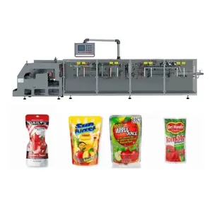 Máquina automática inteligente de embalaje doypack para bebidas y jugo de uva, máquina de envasado de llenado de alta velocidad para jugo de naranja