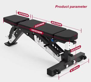 Professional Commercial Gym Workout <strong>Flat</strong> Weight <strong>Bench</strong> <strong>Incline</strong> <strong>Decline</strong> Dumbbell Sit up Adjustable <strong>Bench</strong> With Transport Wheels - Product Image 5