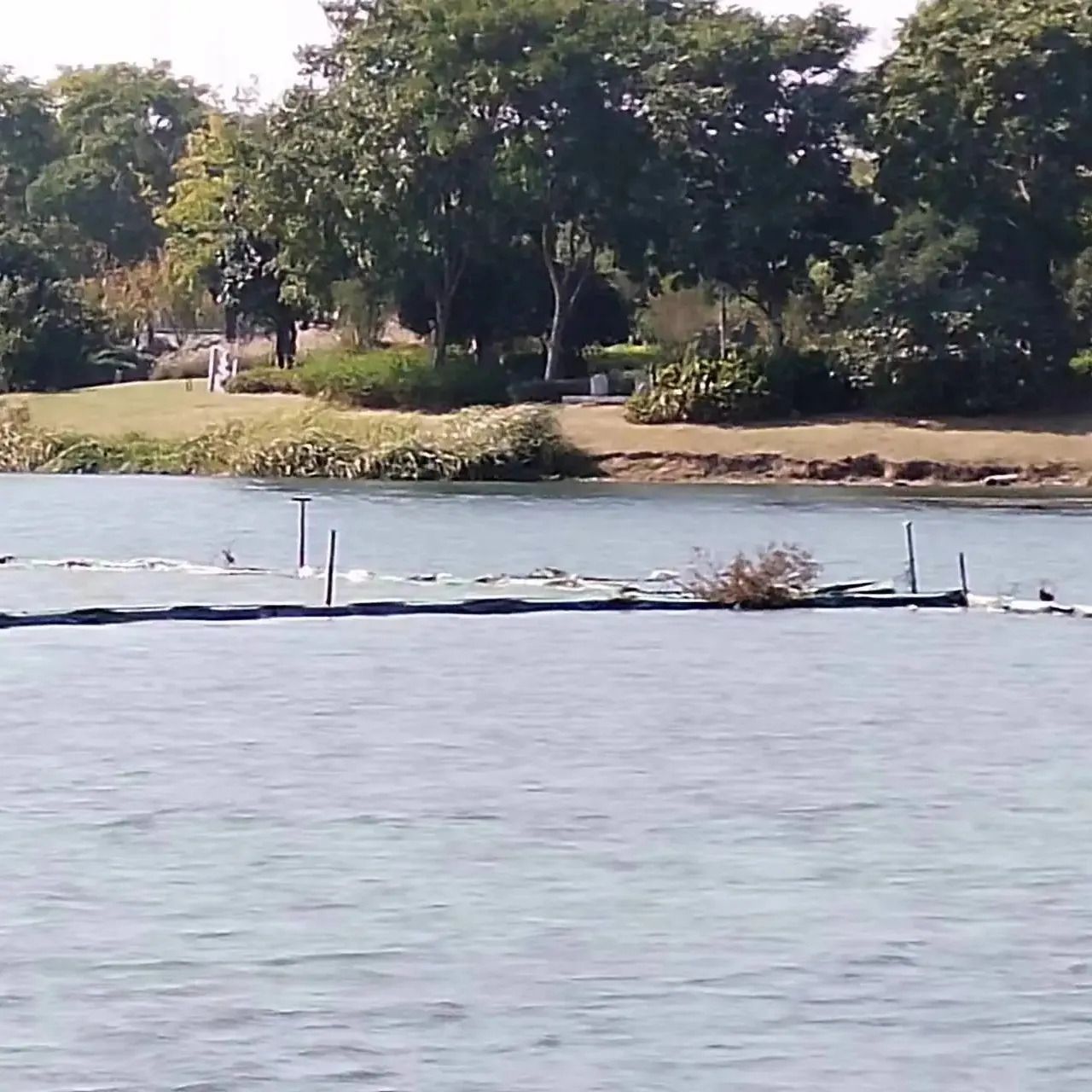 Material de lona de PVC para vallas de aceite para Río lago marino ampliamente utilizado en países de Oriente Medio