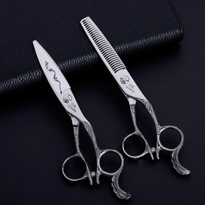 ChuanBen Hairdressing Scissors 6 Inch 5 Piece Set Feather Style Professional Barber Shears Stainless Steel - Product Image 4