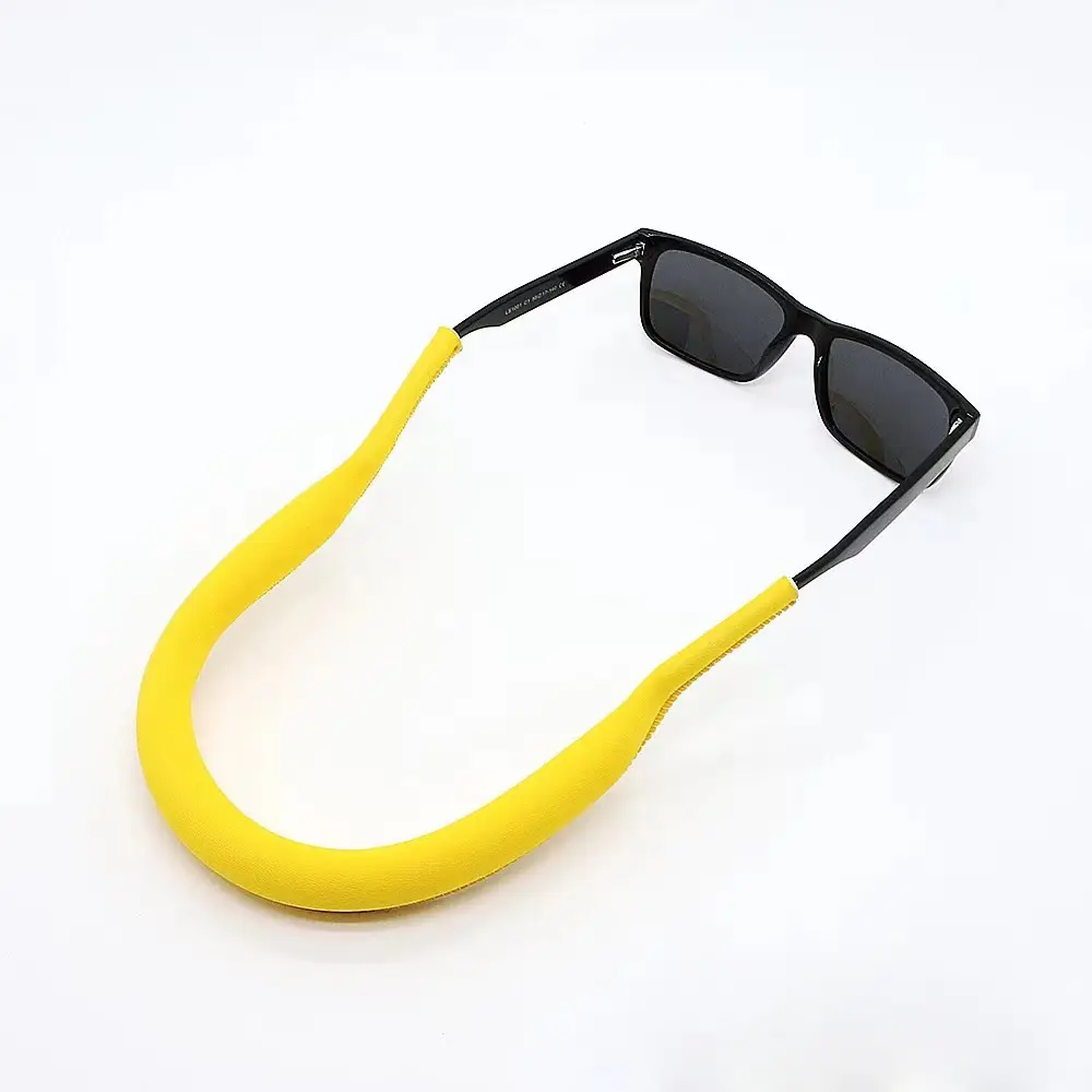 Custom Logo Foam Floating Sunglass Strap Flutuar seus óculos e óculos Neoprene Ajustável Eyewear Retainer