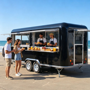 2026 Customization 4m 4.5m 5m Hot Dog Stand Food Trailers Concession Fully Equipped Food Truck - Product Image 1