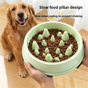 Comedero Lento para <span class=keywords><strong>Perros</strong></span>, Forma Redondeada, Ecológico, Duradero, Anti-Asfixia, Anti-Vuelco, Antideslizante, de Plástico, Venta al Por Mayor - Product Image 3