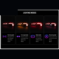 Ensemble de feux arrière LED BK pour Audi A3 2013-2016, style RS, clignotants séquentiels, feux de freinage, plug and play