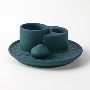 Soporte de <span class=keywords><strong>palo</strong></span> de aromaterapia de cerámica de estilo escandinavo, placa ardiente de madera sagrada negra con aroma de té, exportación desde la atmósfera - Product Image 6