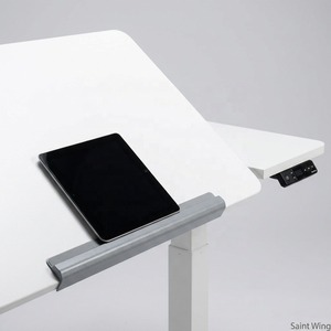 <span class=keywords><strong>Table</strong></span> <span class=keywords><strong>de</strong></span> <span class=keywords><strong>Chevet</strong></span> Électrique Intelligente Saint Wing DF015 - Bureau Mobile à Cadre en C Inclinable et Réglable en Hauteur (71-121 cm) avec Mémoire - Product Image 4
