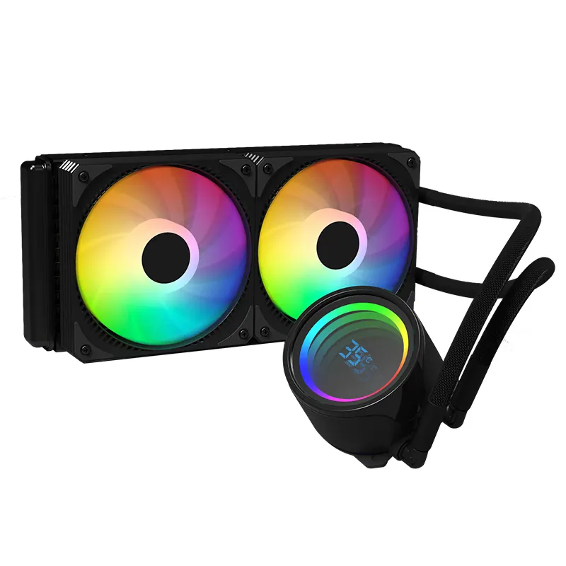 CPU LIQUID COOLERS 120mm 240mm 360mm ARGB Glare Fan Supports Intel and AMD CPU platform radiator Computer water cooling