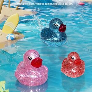 Jouet Nouveau et Très Vendu : Canard Mignon Pailleté Coloré de 3,5 cm pour l'Interaction Parent-Enfant et les Jeux de Sable pour Bébés de 0 à 24 Mois - Product Image 1