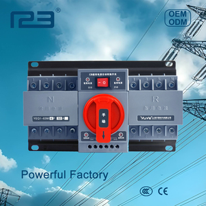 YEQ1-63M <span class=keywords><strong>3</strong></span>极4极CB级自动转换开关16A 20A 40A 63A ATS开关转换开关 - Product Image 2