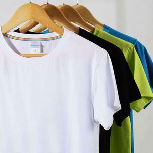 Camisetas de Manga Corta con Cuello Redondo, Tejido Suave con Sensación de Algodón, para Hombres, Niños y Unisex, Corte Regular, Colores Pastel Sólidos, Ecológicas y Transpirables - Product Image 2