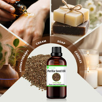 Huile de graines de perilla naturelle pressée à froid, Perilla Frutescens, liquide clair ambré clair pour savon, lotion, crème, huile de massage et usage personnel