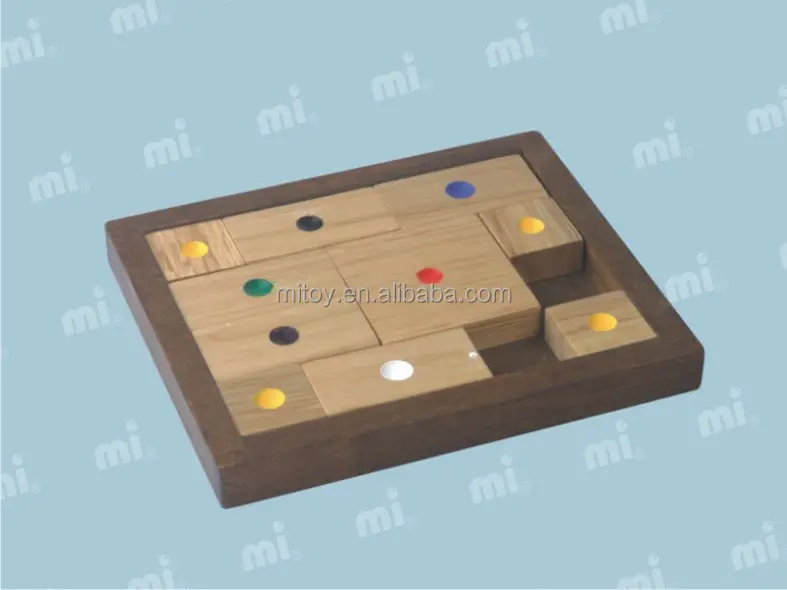 Großhandel Fabrik preis Holz benutzer definierte Bambus Spiele Domino