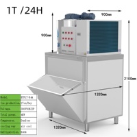 Máquina de Hielo en Escamas Haiyue de 1 Tonelada, 1.5 Toneladas y 2 Toneladas para Procesamiento de Alimentos, Máquina Comercial de Hielo en Escamas, Máquina de Hielo en Escamas Personalizada