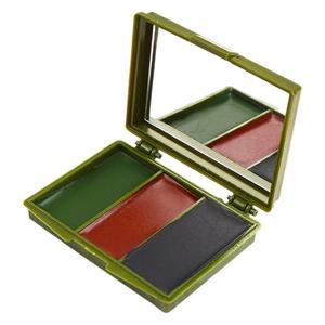 Boîte de maquillage camouflage 3 couleurs avec miroir pour le camping, les scouts et l'entraînement en plein air - Product Image 1