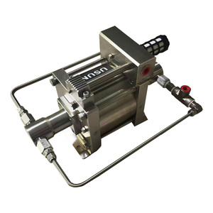 Kunden spezifisches USUN-Modell: AT28 Edelstahl 316 Antrieb 100-200 bar Leistung Hochdruck leitung Pneumatisch angetriebene <span class=keywords><strong>Hydro</strong></span>-Test pumpe - Product Image 5