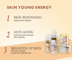 Set Coreano de Cuidado de la Piel Antienvejecimiento con Colágeno Baba de Caracol Loción Corporal Aclarante Maquillaje Blanqueador Vegano con Ácido Kójico y Vitamina C para el Cuidado Corporal - Product Image 3