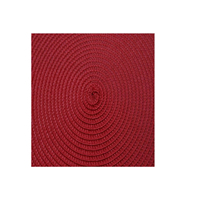 Set de 4 dessous-de-plat en plastique PP tissé, écologiques, imperméables et antidérapants, thème Noël avec logo ours, pour la maison et la cuisine