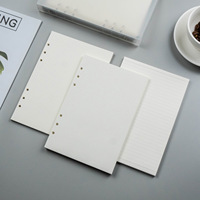 Großhandel A5 6-Ring Loseblatt Notizbuch Nachfüllpapier 45 Blatt Punktraster Planer-Einlagen 100g/m²