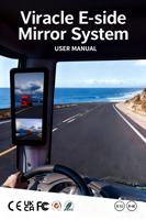 Système de rétroviseurs de bus 12,3 pouces 1080P AHD WDR avec caméra de recul électrique, étanche IP69K et avertisseur de sortie de voie
