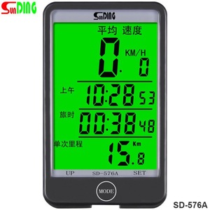 ไมล์จักรยาน Sunding รุ่น SD-576A แบบมีสาย หน้าจอสัมผัส แสดงความเร็ว พร้อมตัวจับเวลา กันน้ำระดับ IP65 ใช้พลังงานจากแบตเตอรี่ - Product Image 5