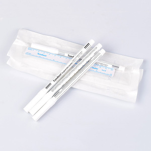 Marcador de Piel Blanco, Lápiz de Mapeo de Cejas PMU con Regla para Tatuajes, para Microblading y Piercing - Product Image 1
