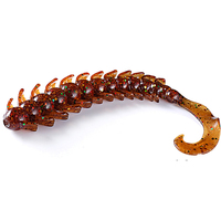 Leurre artificiel souple Hessen 11cm 6g Centipède pour Brochet, Bar et Poisson-chat - Leurre de surface/moyen-eau en PVC
