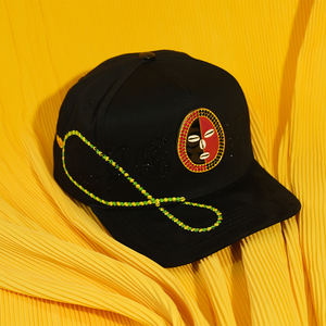 Casquette de baseball de qualité supérieure avec chaîne décorative à thème masque, logo en strass, puce NFC, en daim, personnalisée, Gorra Bigg <span class=keywords><strong>boss</strong></span> Hats - Product Image 2