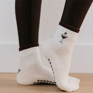 Calcetines <span class=keywords><strong>de</strong></span> Yoga <span class=keywords><strong>de</strong></span> Algodón con Logotipo Personalizado <span class=keywords><strong>de</strong></span> Primera Calidad, Calcetines Deportivos Antideslizantes, Calcetines <span class=keywords><strong>de</strong></span> Pilates con Agarre, Calcetines <span class=keywords><strong>de</strong></span> Alta Calidad - Product Image 4