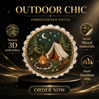 Patch brodé 3D rond en relief avec sequins et dentelle, thermocollant, accessoire vestimentaire, badge personnalisé