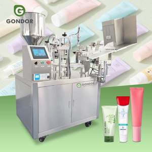 Selladora Neumática por Calor Plegable, Mezcladora de Disco, Máquina Ultrasónica Pequeña de Sobremesa para Llenado y Sellado de Tubos de Aluminio - Product Image 1