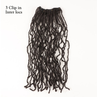 Orientfashion 100% Clip per capelli umani in Dreadlocks Micro Inter Loc estensione