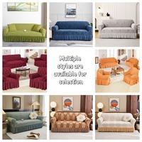 Housse de protection pour canapé imprimée lavable de haute qualité, anti-poussière et poils d'animaux, en tissu doux et durable, pour la décoration du salon