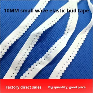 5022/1.0 Düz Renk Örme Pantolon Bandı Elastik Naylon Spandeks Bileşimi Herhangi Bir Renge Boyanabilir Çin Giyim Elastik Kemer - Product Image 2