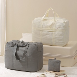 Bolsa de Viaje Taslan de Nailon, Horizontal y Vertical, Gran Capacidad, Plegable, Ligera, para Viajes Cortos - Product Image 1