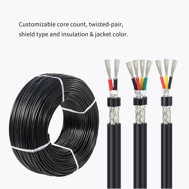 Custom Multi-Core Shielded Cable High Flexible Drag Chain Cable for Automation Equipment Signal Transmission UL 2464 2725 20726