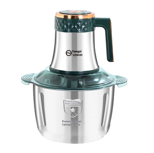 Procesador de Alimentos de 5 Litros y 5 Velocidades de Alta Potencia para Exprimir Carne y Fideos, de Acero Inoxidable, Multiusos para Uso Doméstico - Product Image 1