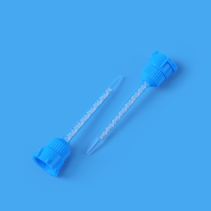 Puntali dentali in Silicone blu 1:1 laboratorio monouso punte dentali per materiale da impressione tubo testa di miscelazione - Product Image 6