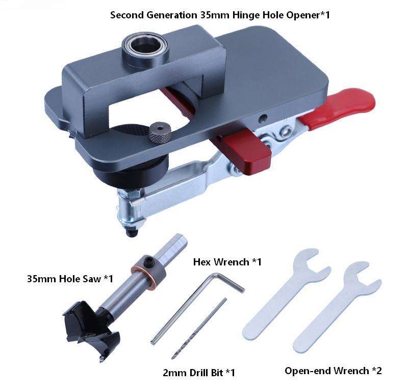 ตัวเปิดรูบานพับ35มม. รุ่นที่สอง