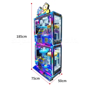 En gelir jetonlu hediye oyun makinesi ücretsiz döndürme klip ödül etiket kartı beceri oyun makinesi