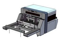 Printer Inkjet Digital Semi-Otomatis Industri Kelas Industri Ukuran Ekstra Besar Satu Kali Proses untuk Pigmen Karton dan Kotak Bergelombang