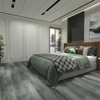 UK wasserdichte Holzmaserung 4mm 5mm 6mm 7mm 8mm PVC Click Lock Spc Lvt Gewerblicher Bodenbelag Vinyl Fischgräten boden Dielen fliesen