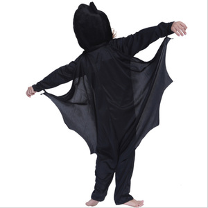 Costume d'Halloween pour enfants, robe de chauve-souris citrouille, tenue de cosplay pour enfants, vêtements de fête, taille S M L - Product Image 4