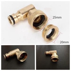 ม้วนสายยาง 360 °   ข้อต่อเร็วแบบหมุนได้ ขนาด 1/2 นิ้ว และ 3/4 นิ้ว แบบตัวเมีย สำหรับก๊อกน้ำในสวน ท่ออะแดปเตอร์ - Product Image 2