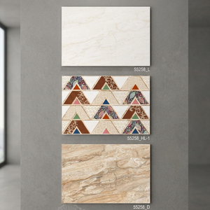 Japanese Design Digital Glazed Ceramic Wall <b>Tiles</b> 300x450mm Glossy Acid Resistant for Modern Interiors - Product Image 2