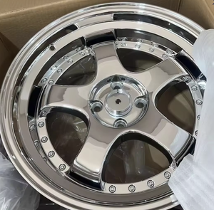 <strong>TAO</strong> 18 19 20* 8.0 8.5 9.5 10 10.5 Silver/Black Car Wheels Alloy Rims - Product Image 4
