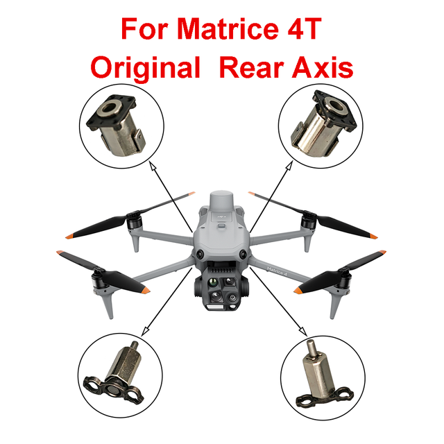 Original Front Left Rear Left Rear Right Axis Shaft Repair Spare Parts Compatible with DJI Matrice 4T Civil Drone Accessories
