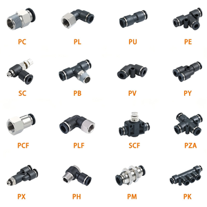 Conectores Neumáticos de Plástico PU PC PL <span class=keywords><strong>PX</strong></span> SL PH PV PE PY PG PW PEG para Mangueras de Aire y Agua, Accesorios Neumáticos para Maquinaria - Product Image 1