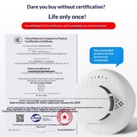 Sensor de Humo Inalámbrico 4G, Funciona con Batería, No Requiere Host, Control Remoto por Aplicación, para Almacenamiento de Granos y Seguridad contra Incendios en Invernaderos