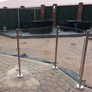 HotSaleRoof Edge Protection contre les chutes Garde-corps de sécurité Rail de toit les garde-corps les moins chers pour balcon extérieur Balcon Garde-corps en verre avant - Product Image 6
